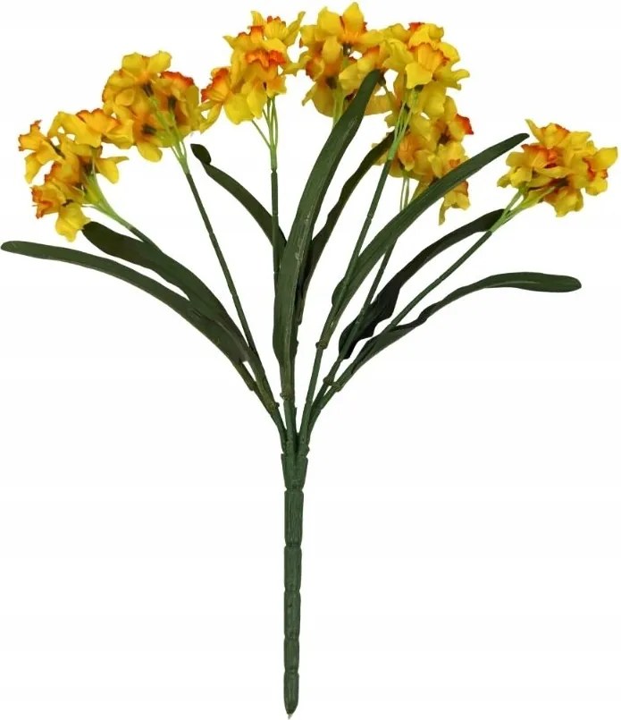 Nárcisz csokor 38 cm sárga-narancssárga