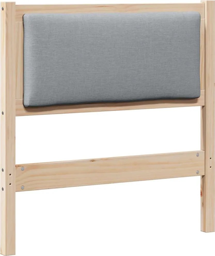 vidaXL Fejtámla Egyéb Barna 80 cm Tömör fenyőfa