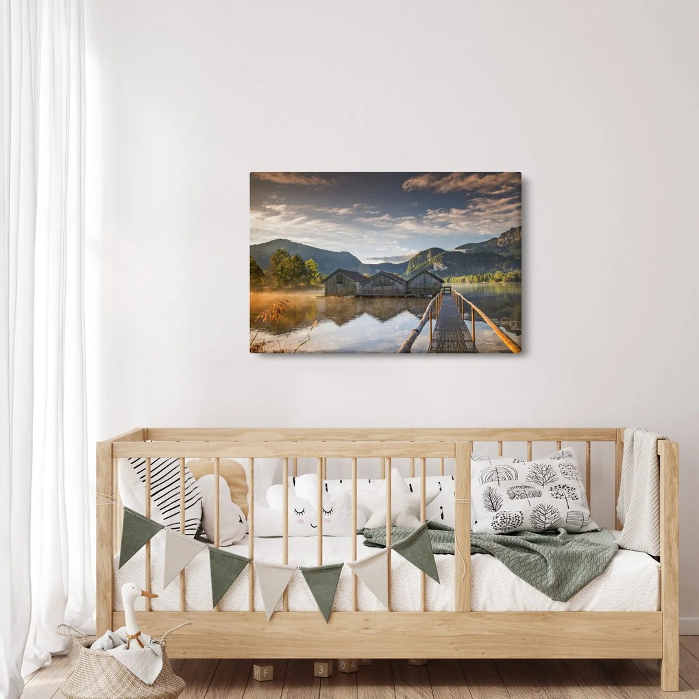 Tó képe (90x60 cm)