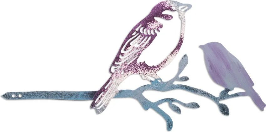 Bird fém kerti dísztárgy, 20×40 cm