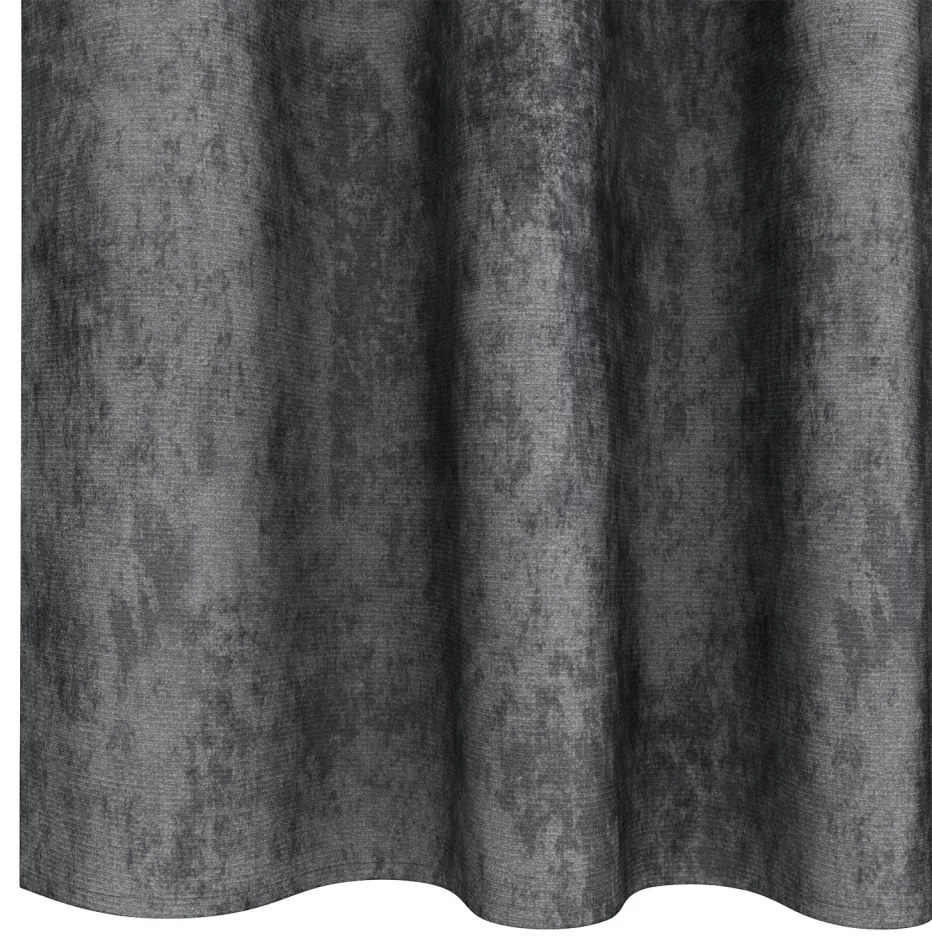 Velúr Függönyök 2 db Pálcával Szürke 140x140 cm