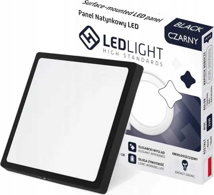 Plafon Led Panel Falra Szerelhető Nem Villogó 29CM 24W Hideg Fehér