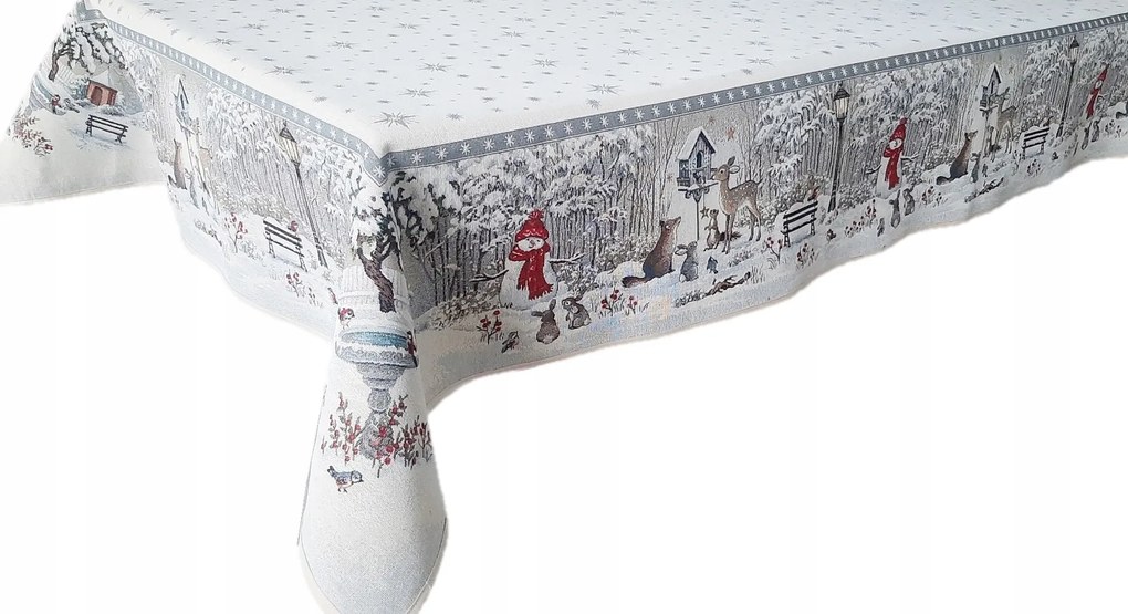 Nagy abrosz 140x240 cm karácsonyi gobelin asztalra Különböző Méretekben