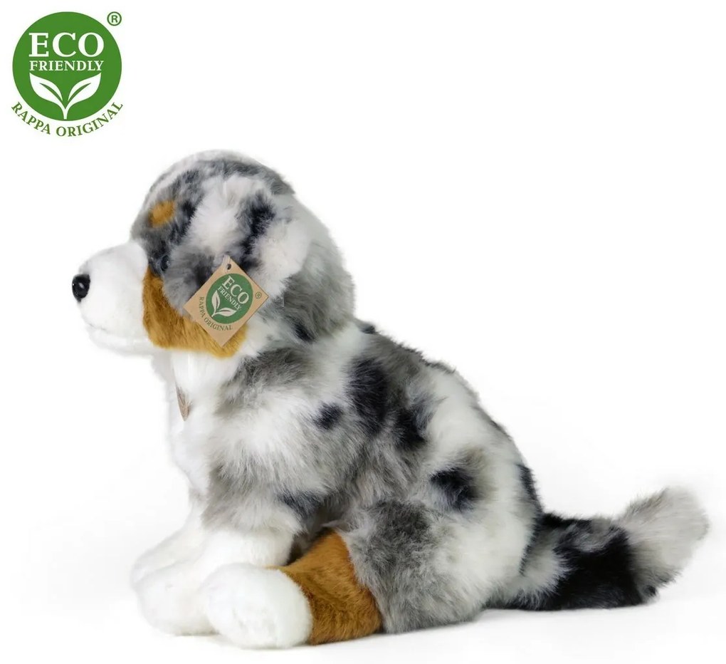 Rappa Plüss ausztrál juhászkutya ül, 30 cm ECO-FRIENDLY