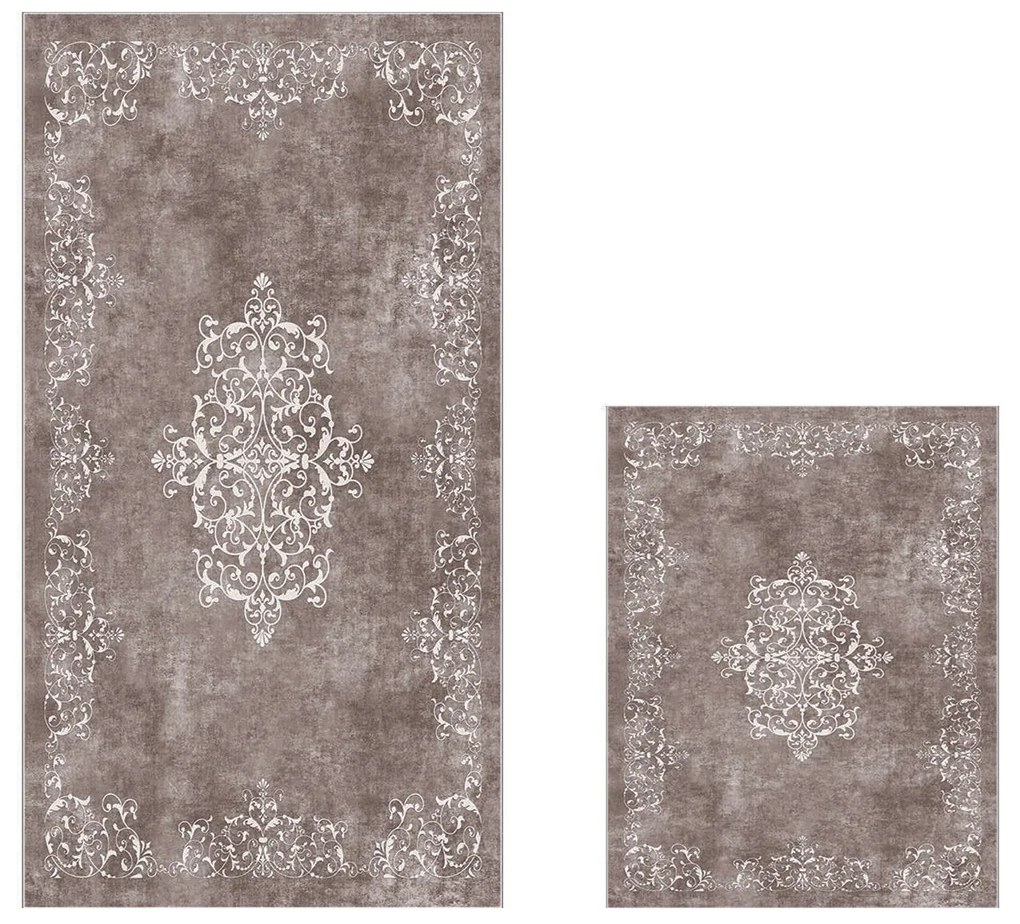Fürdőszobaszőnyeg Szett (2 db) 510616 - Taupe Szürke