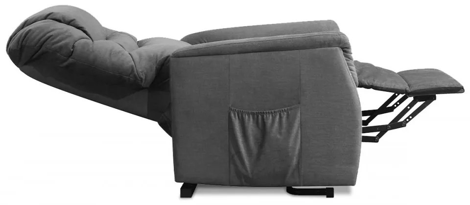 FOTOLIU PENTRU RELAXARE ȘI TV CU CONTROL ELECTRIC CULOARE GRI,DOUĂ MOTOARE, 240V/2 Tv-1171
