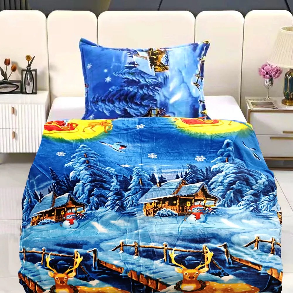 Mikroplüss ágynemű Homa LEVINA HOLIDAYS 140x200 cm