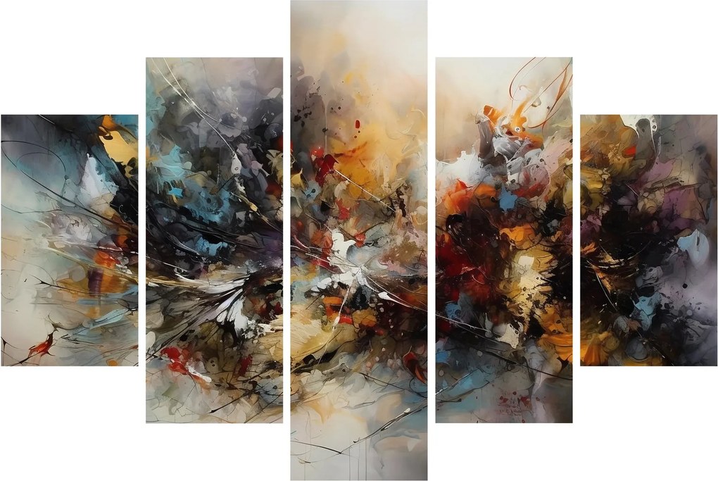 Kép - Absztrakt grafika (150x105 cm)