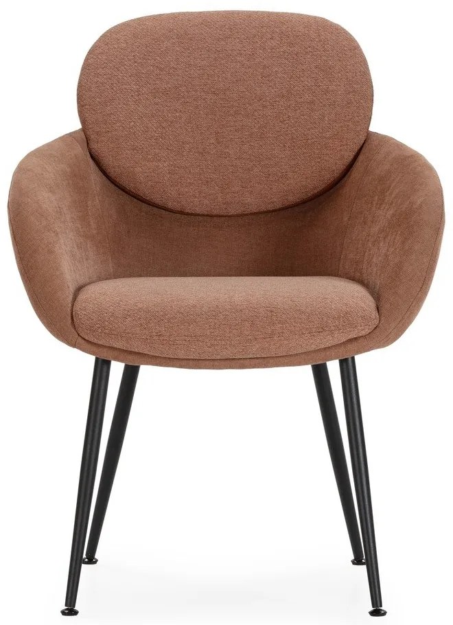 Terrakotta színű fotel Nure – MOME