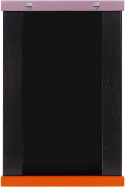 Fali tükör polccal tömörfa kerettel 50x75 cm Lun – noo.ma