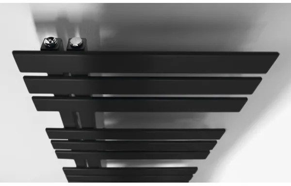 Sapho - Fürdőszobai radiátor SILVANA 561W/230V 50x123 cm matt fekete
