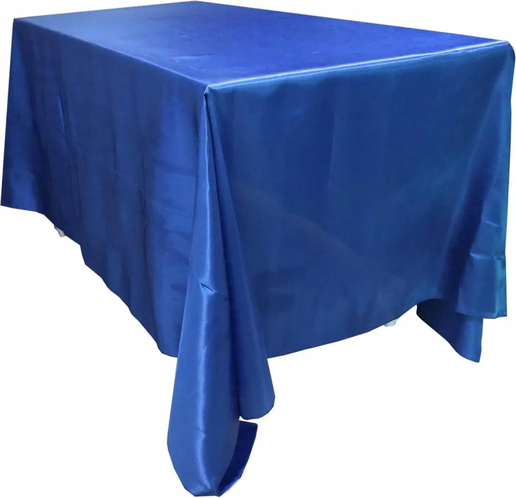 Abrosz szatén foltálló kék fényes 228x335cm