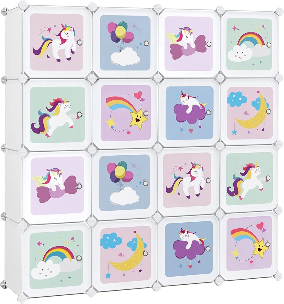 Tárolórendszer gyerekeknek - Unikornis