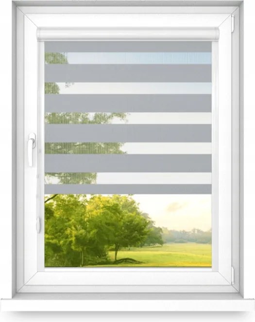 Roló éjjel-nappal Alu kazettában 40x80