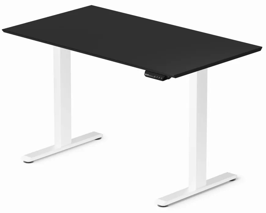 Elektromosan állítható magasságú íróasztal 120x67cm fekete / fehér | LVN System Control Flex+