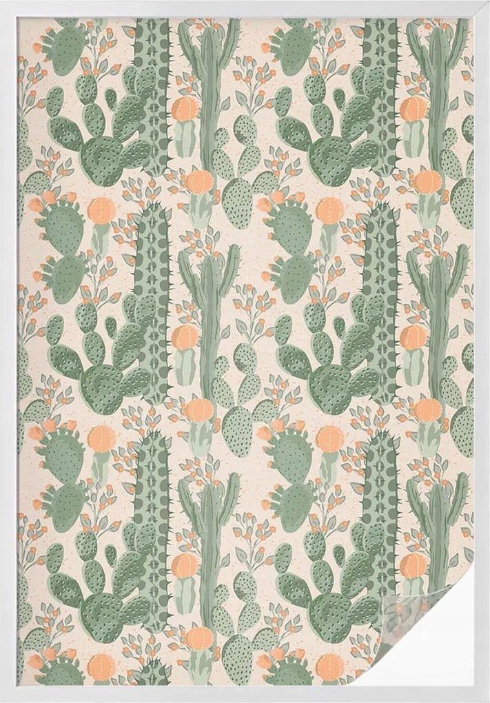 Ablakfólia öntapadós adatvédelem Zöld pozsgások 100x146