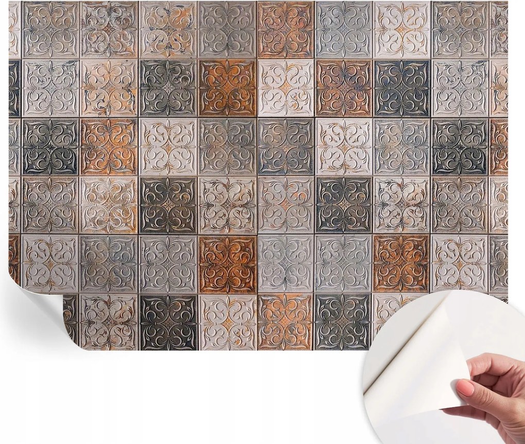 Öntapadós Stílusos Dekoratív Fotótapéta Ornamentális csempék 312x219 cm