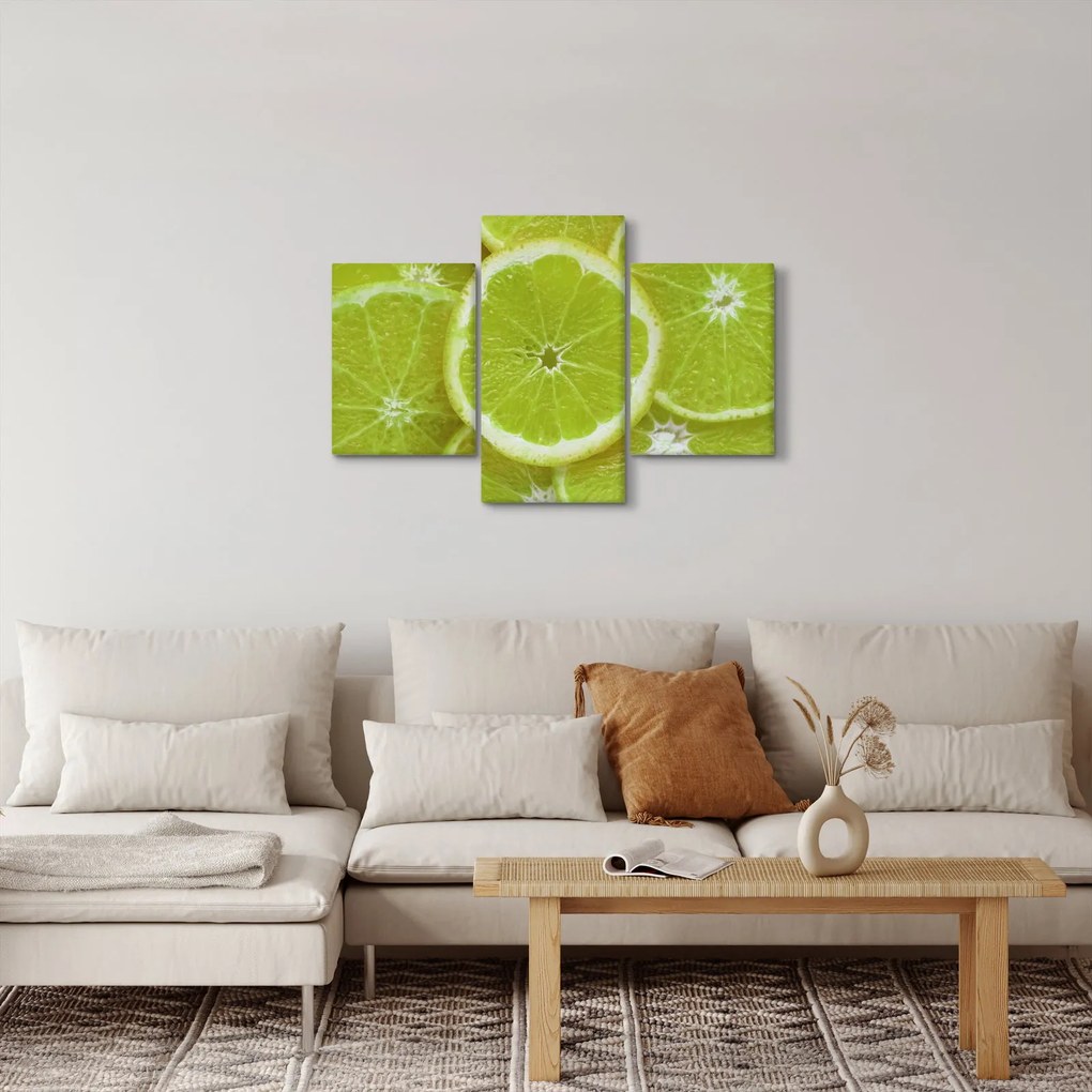 Kép - citrom szelet (90x60 cm)