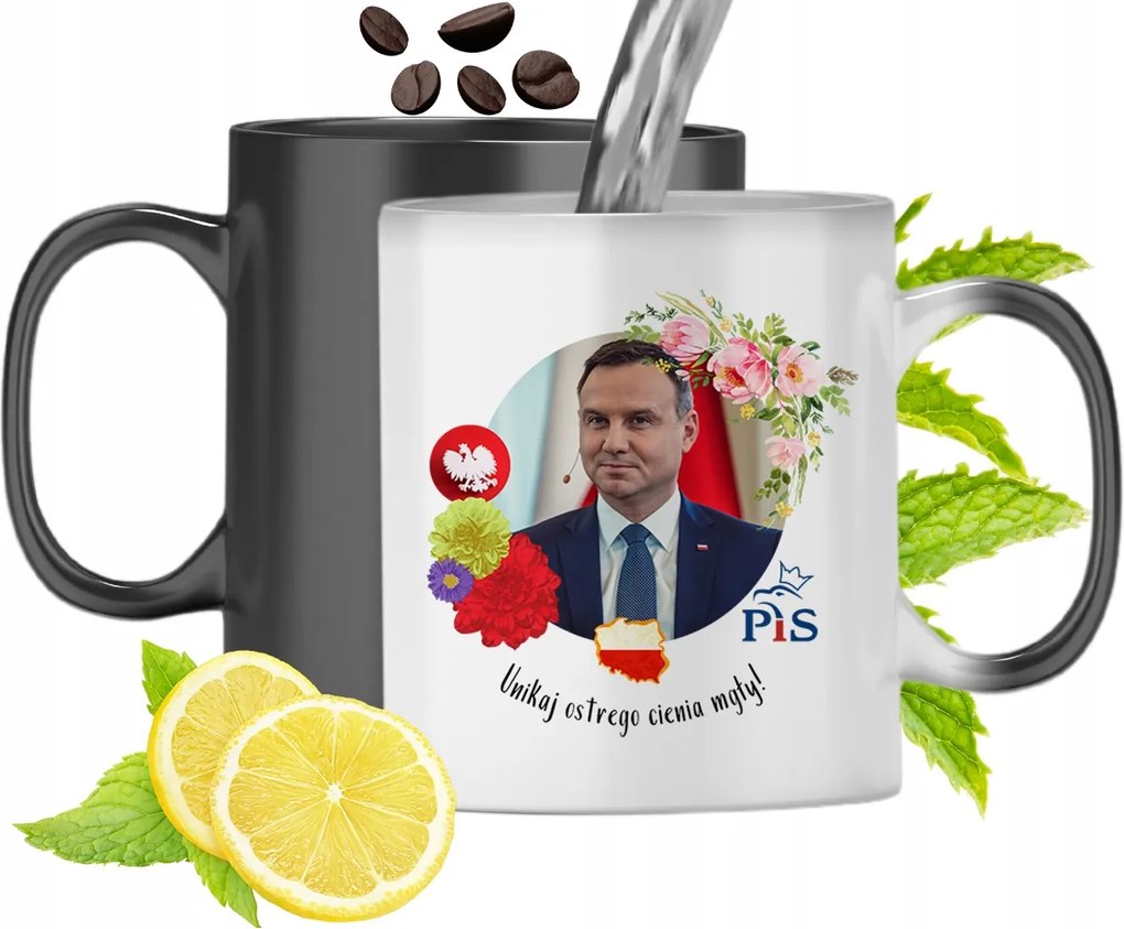 Duda András Színváltó Mágikus Bögre fényképes nyomtatással