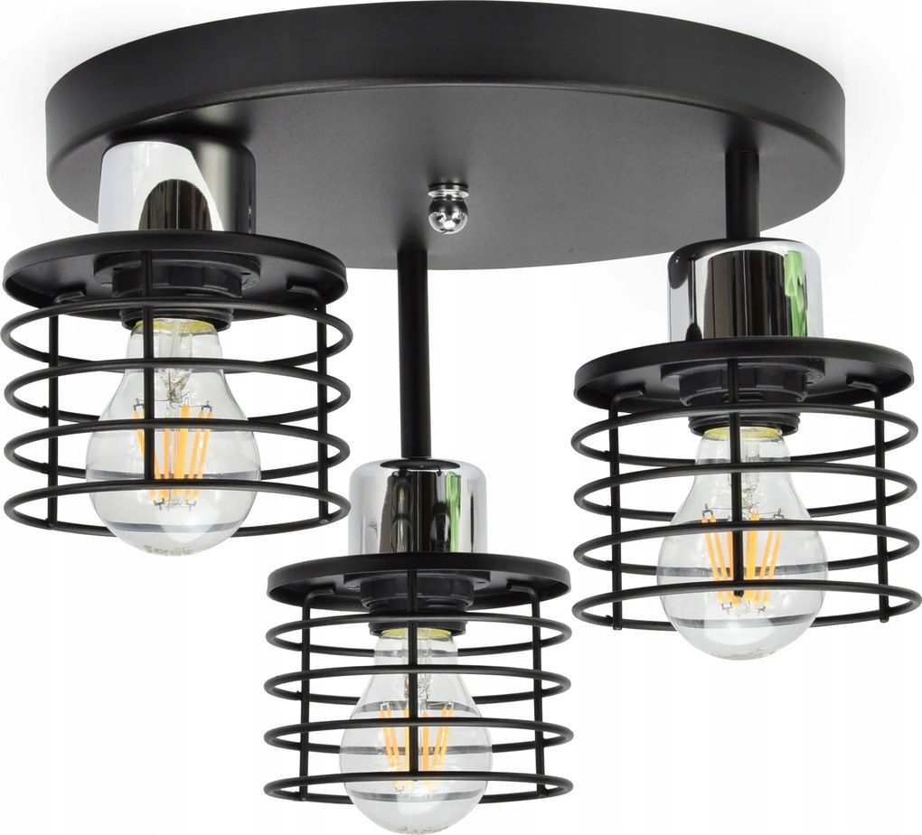 Lámpa Led Mennyezeti Függő Csillár Vigo Króm E27