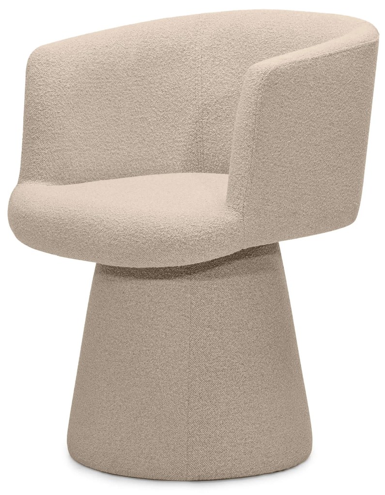 Forgatható design szék YATO, bézs