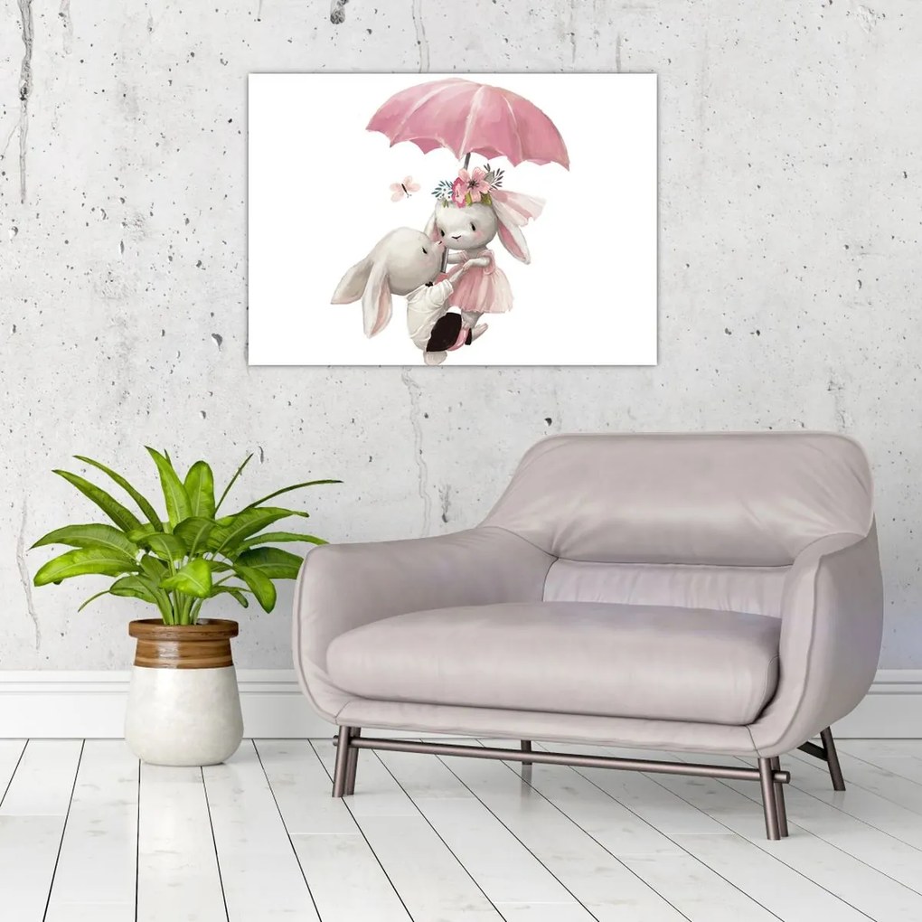 Üveg kép - Akvarell állatka N⁰3 (70x50 cm)