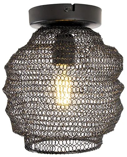 Keleti mennyezeti lámpa fekete - Nidum Bene