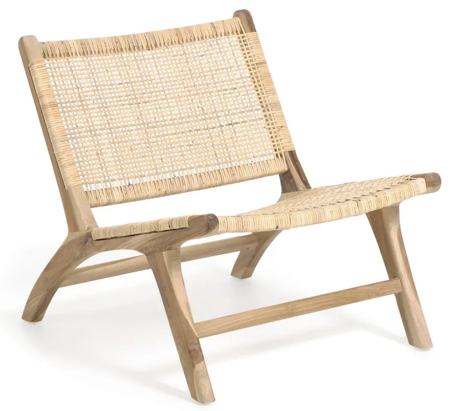 Natúr színű szőtt fotel Beida – Kave Home