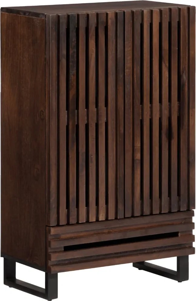 vidaXL barna tömör mangófa magasszekrény 60 x 34 x 100 cm