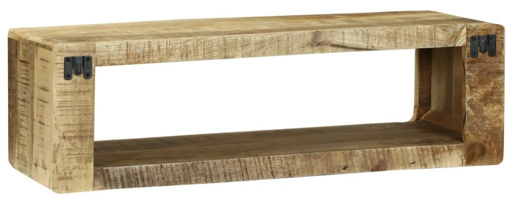 TV szekrény 80x30x25 cm Tömör fa Durva mangó