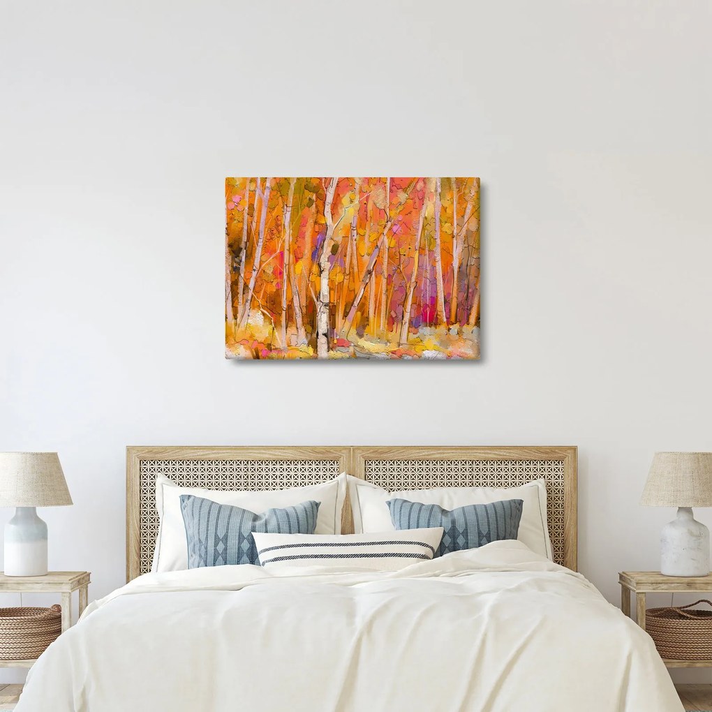 Kép - őszi erdő (70x50 cm)