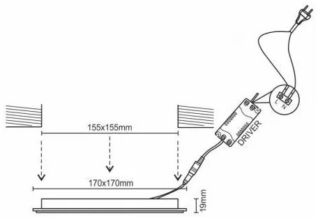 LED Dimmelhető beépíthető lámpa LED/12W/230V 3000-6500K Wi-Fi Tuya