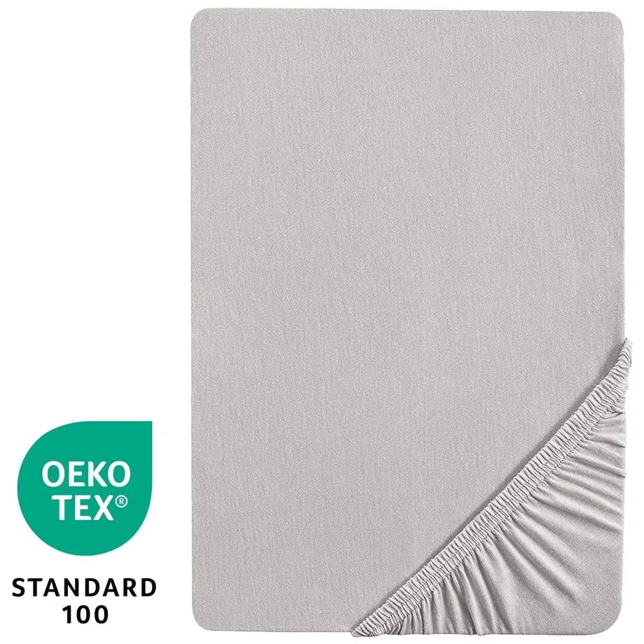 Gumis bio pamut gyerek lepedő babaágyhoz 140x70 cm Lil Planet – Roba