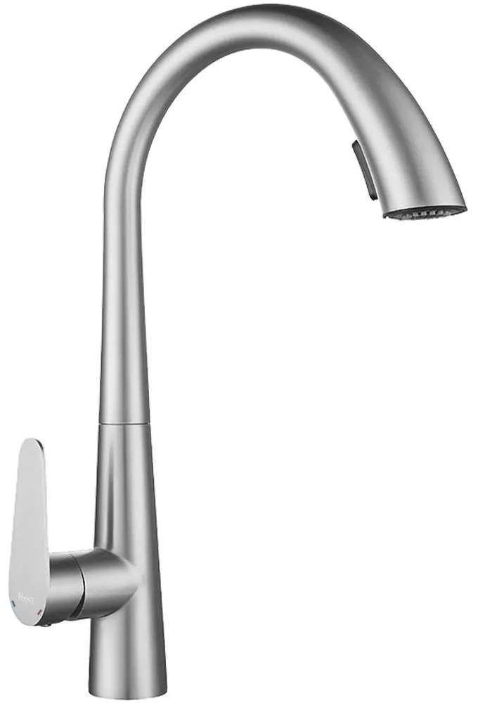 Konyhai csaptelep REA Ross BRUSH NICKEL INOX