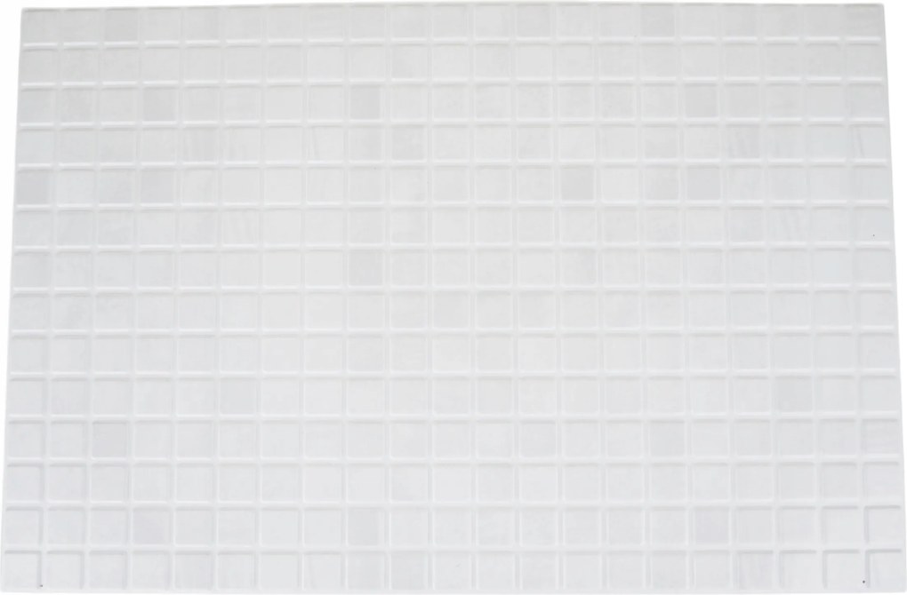 Fali Mozaik Pvc Panel Dekoratív Fehér 48x96 cm