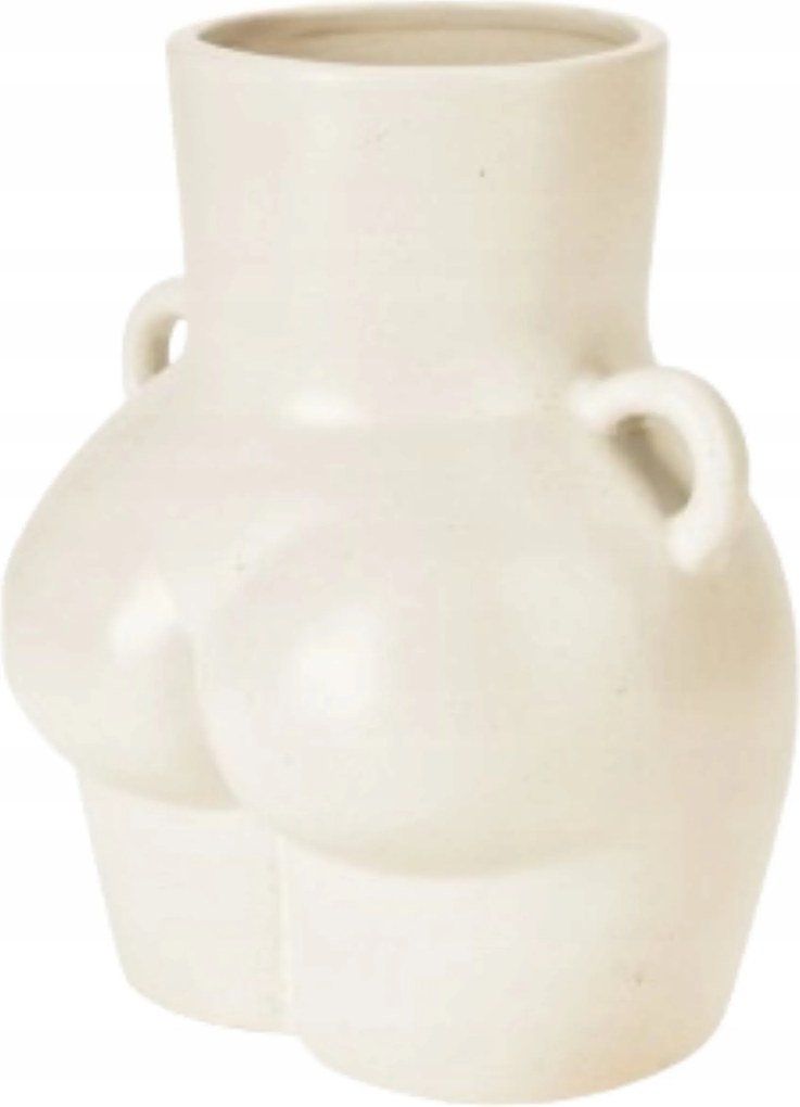 Váza 22 cm Lady Bézs Kerámia 1 db