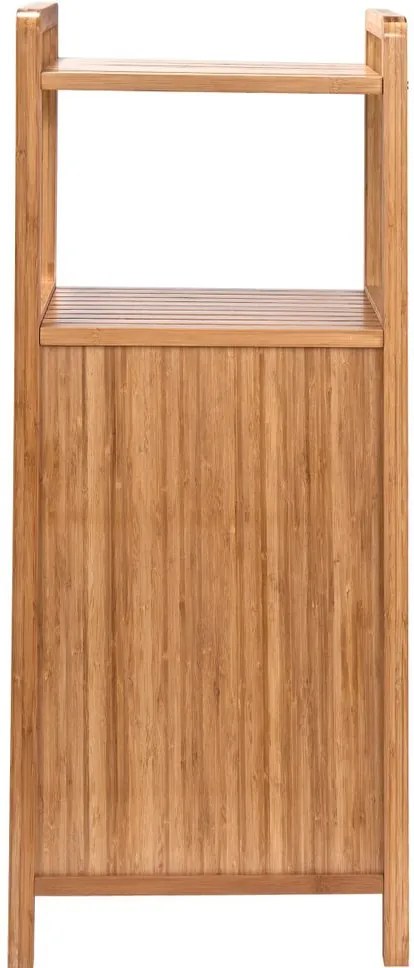 BIG BAMBOO fürdőszobai polc szennyeskosárral