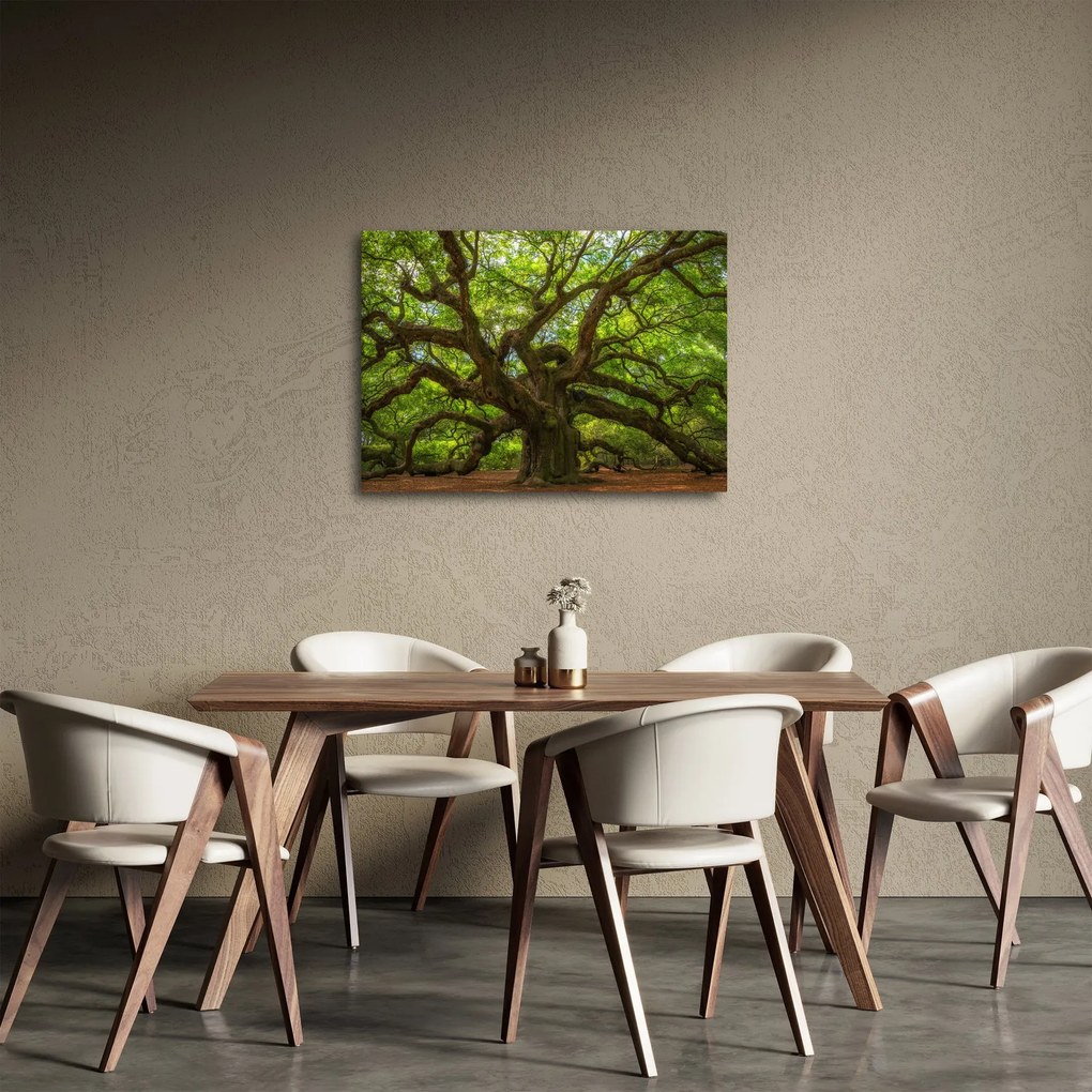 Kép - Zöld fa (70x50 cm)