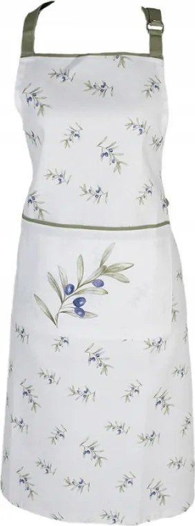 Pamut konyhai kötény olajág motívummal Olive Fields 70x85