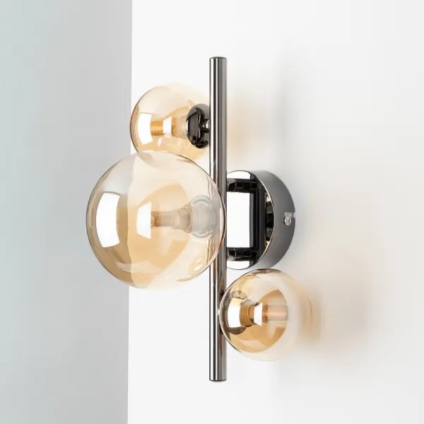 Brilagi - LED Fali lámpa MILLA 3xG9/3W/230V fényezett króm/arany