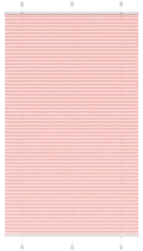 pliszírozott redőny rózsaszín 120x200cm szövetszélesség 119,4cm