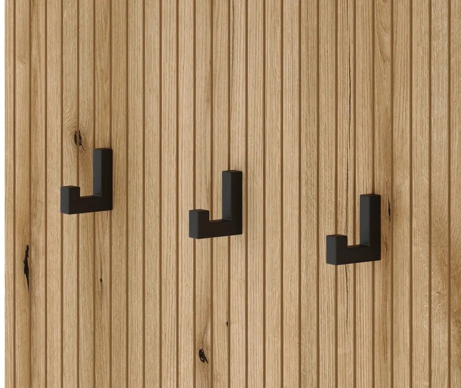 Előszoba bútor szett Evoke tölgy / tablila / fehér színkombinációban – NORDIC C