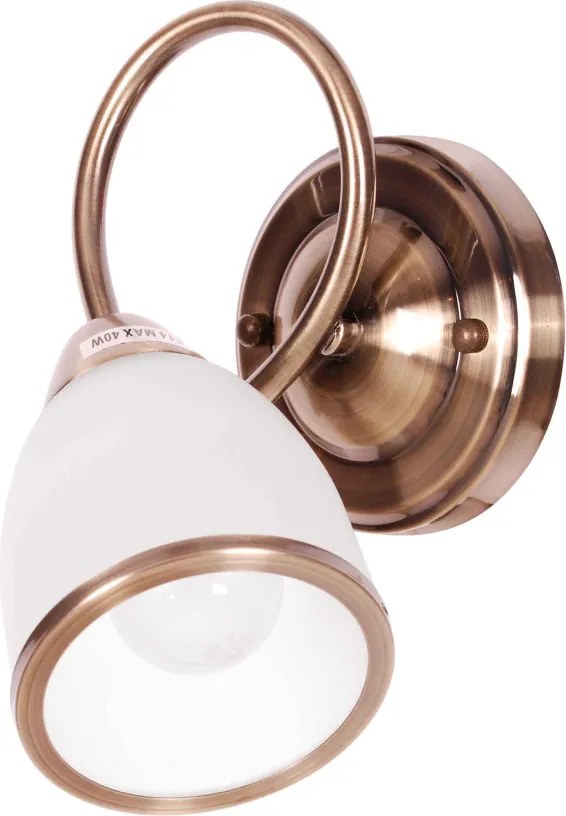 KAJA K-JSL-8090/1W AB SAMIRA Bronz Színű Fali Lámpa 1xE14 10W IP20