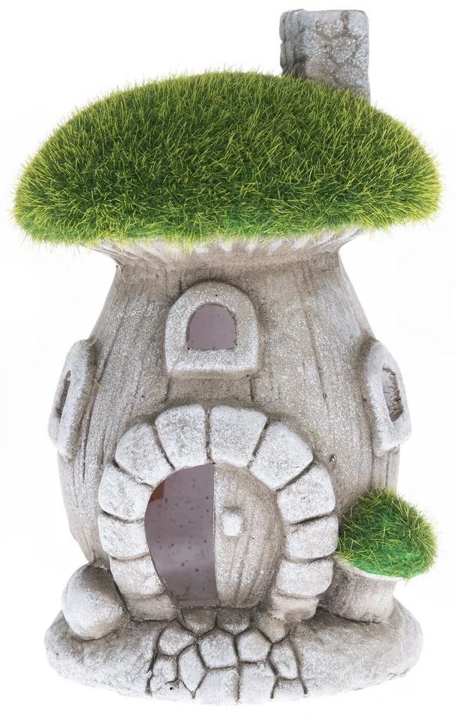 Kerti dekoráció Moha gomba, 14 cm