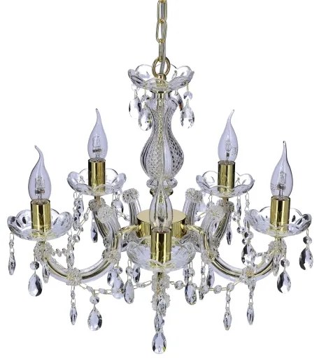 Csillár láncon MARIA TERESA 5xE14/40W/230V