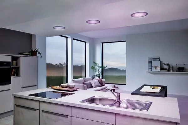 Eglo 33317 - LED RGBW, dimmelhető beépíthető mennyezeti lámpa FUEVA-C LED/15,6W/230V átm. 22,5 cm