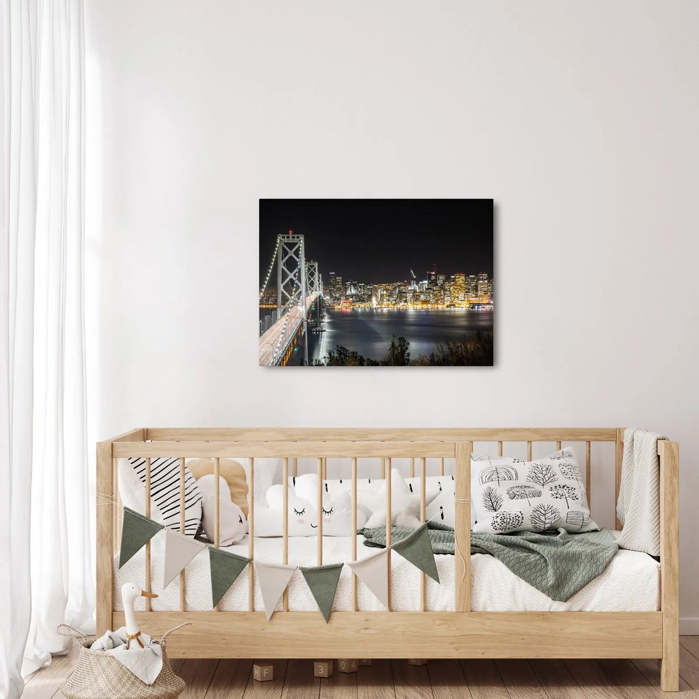 A Brooklyn-híd és a New York-i kép (70x50 cm)