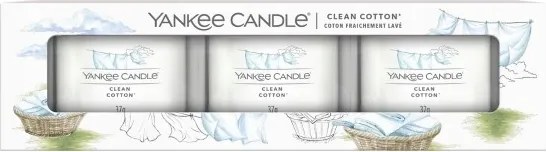 Yankee Candle 3 Mini Gyertya Ajándék Szett 3 Pack Clean Cotton