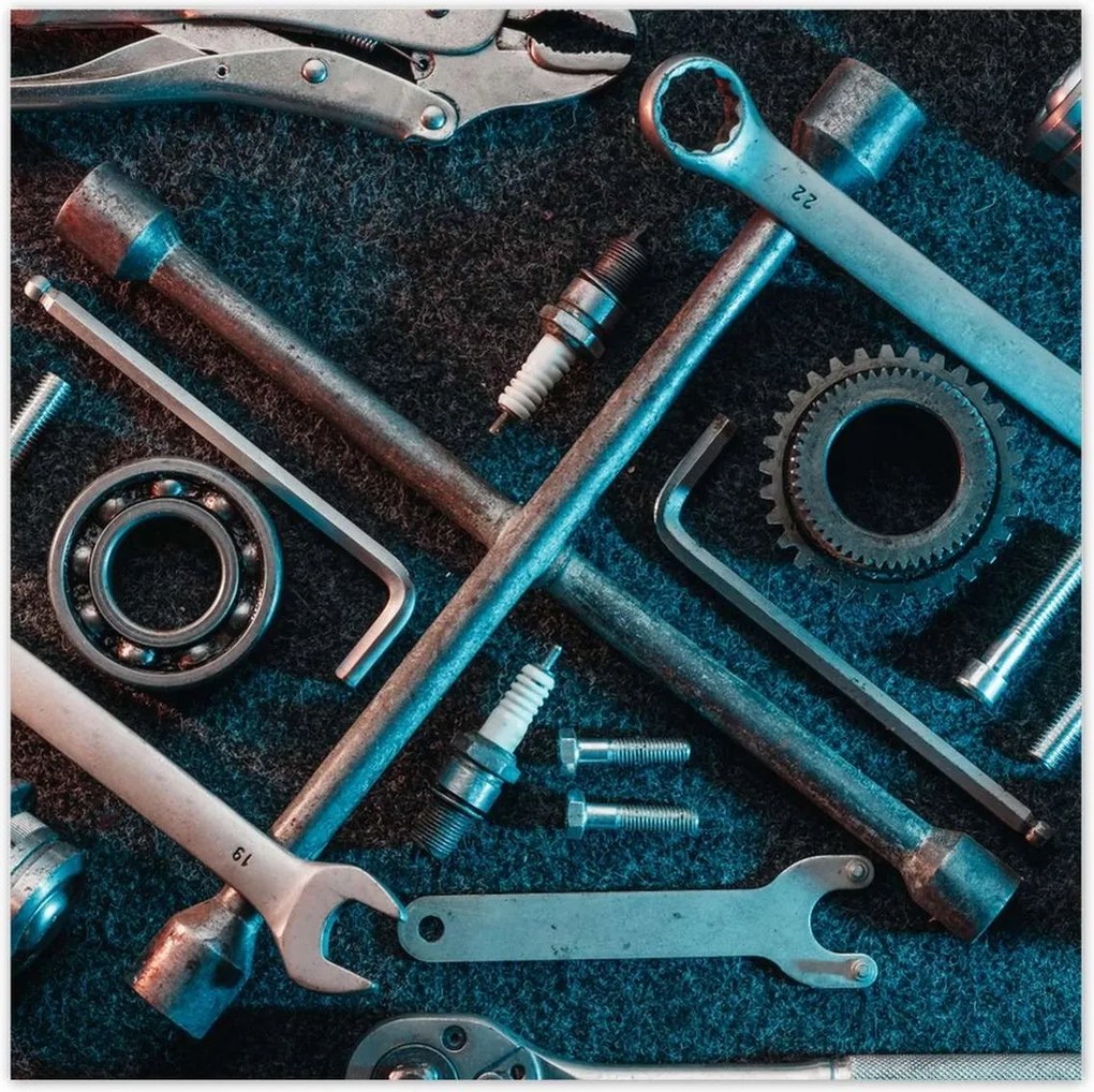 Poszterek 100x100 Csapágyak csavarkulcsok