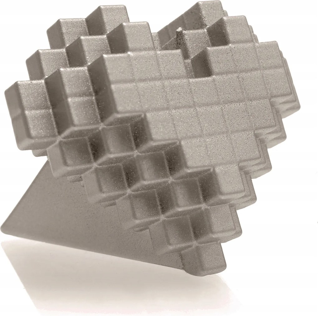 Dekorációs gyertya Heart Pixel Gyertya Szív Paraffin 32h